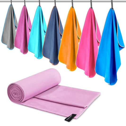 Microfiber Towel Ultra Soft Quick Dry Super Absorbent Hand Towel-Fit for Travel Sports Yoga Golf Gym Camping Towel