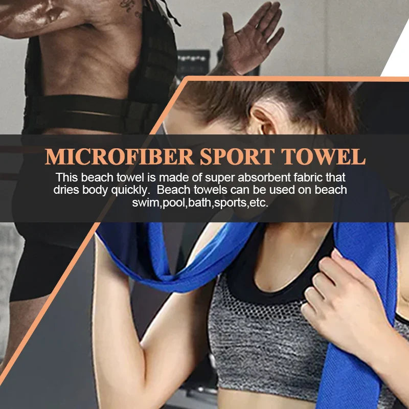 Microfiber Bath Towels Hiking Towel Quick Dry Gym Workout Travel Swimming Antimicrobial Camp Outdoor Sports Woven Rectangle