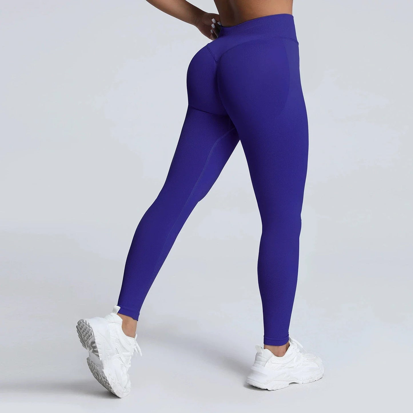 Women's Quick-Dry Running Yoga Pants Seamless Tight Design Peach Butt Free Embarrassment Elastic Waist Elastic Sweatpants