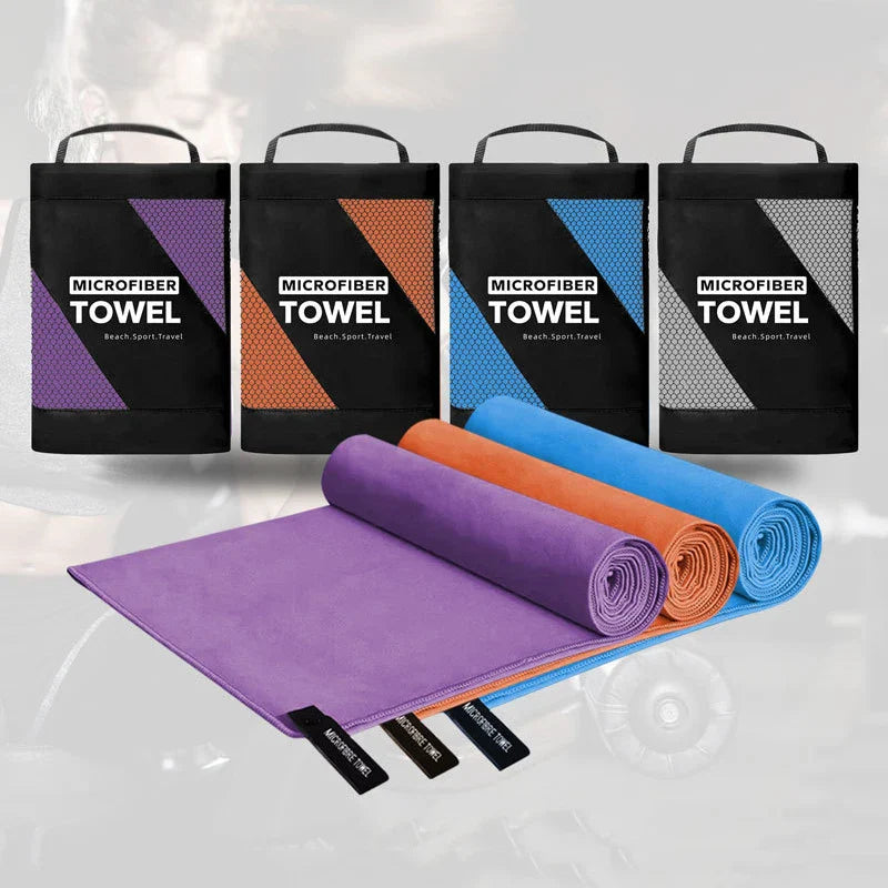 Microfiber Sports Towels Sport Soft Breathable Ultra Absorbent Quick Dry Towels for Swimming Yoga Gym Travel Woven Rectangle