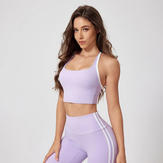 New Arrival Fitness Wear tank Top Custom logo Workout Clothing Yoga Outfit Gym Bra Sports Top High Quality Woman Tops Sportswear