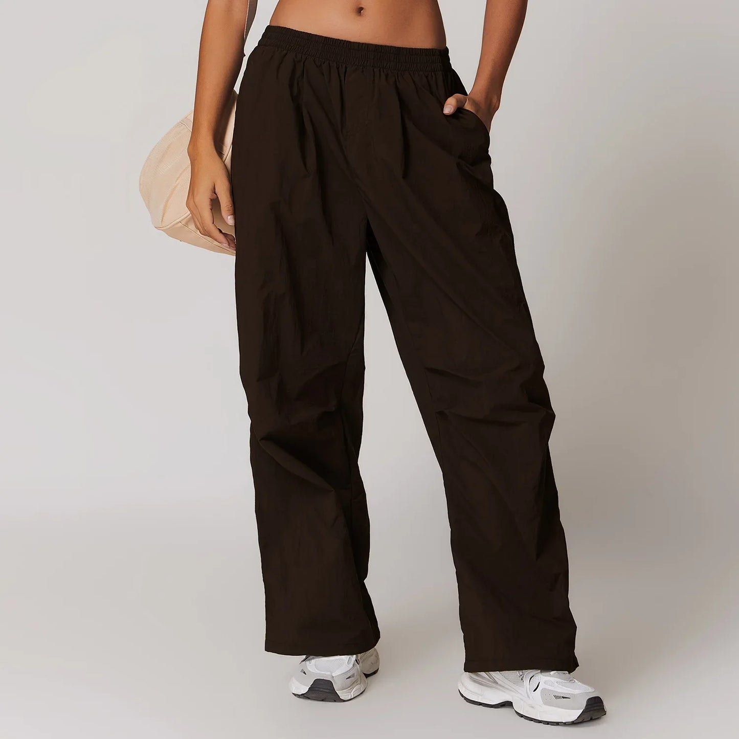 In Stock Women's Casual Pants With Pockets Workout Sports Pants for Running Yoga & Fitness Wear Lightweight Women Cargo Pants