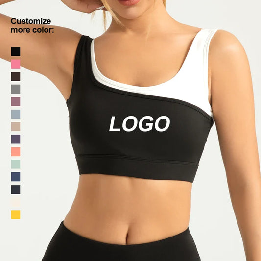 Custom Fast-Drying Women's XL Yoga Bra Sexy Cross-Back Ladies Sports Bra with Plus Size Feature Beautiful Fitness Active Apparel