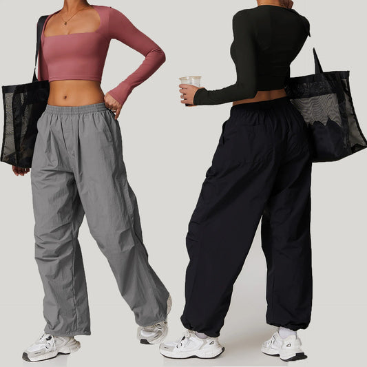 In Stock Women's Casual Pants With Pockets Workout Sports Pants for Running Yoga & Fitness Wear Lightweight Women Cargo Pants